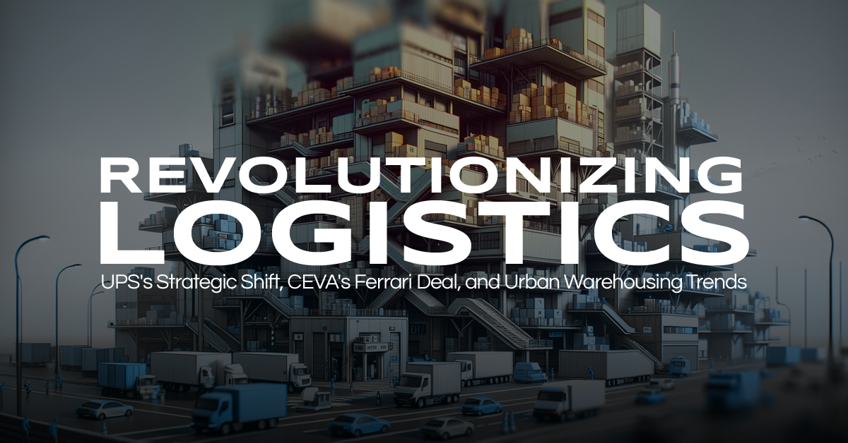 Revolutionizing Logistics: UPS’s Strategic Shift, CEVA’s Ferrari Deal, and Urban Warehousing Trends